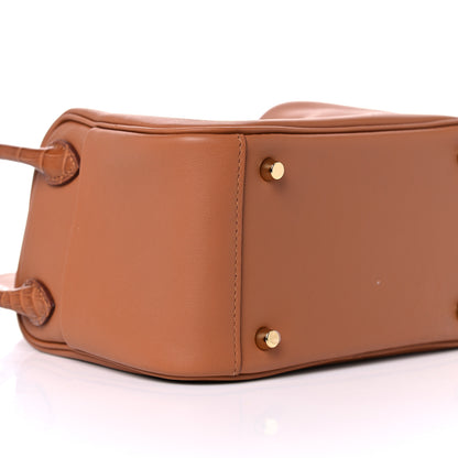 Hermes Matte Alligator Swift Mini Touch Lindy 20 Gold 8 of 13