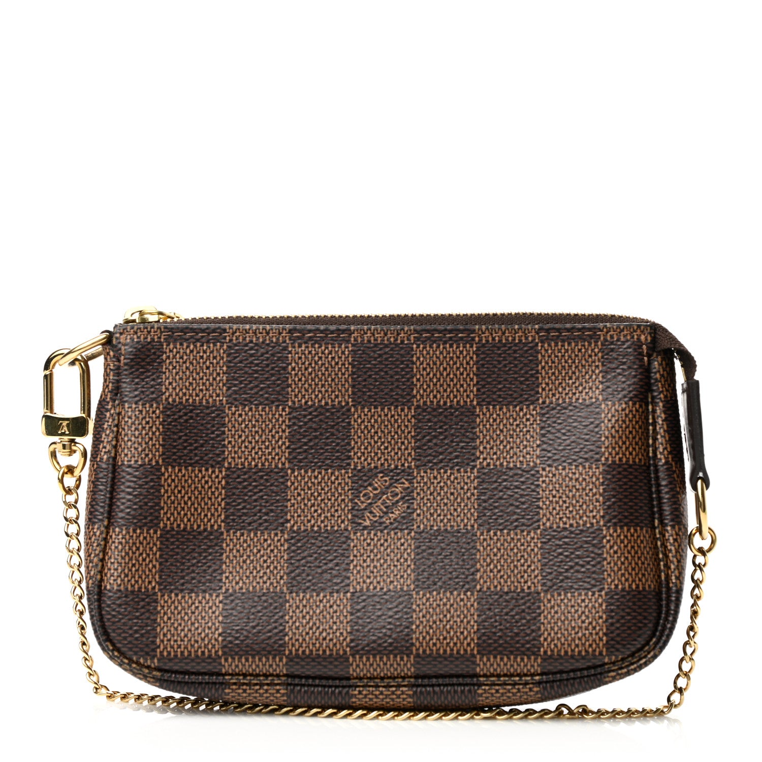 Louis Vuitton Damier Ebene Mini Pochette Accessories 1 of 7