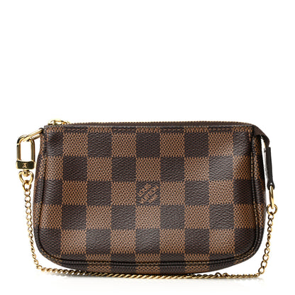 Louis Vuitton Damier Ebene Mini Pochette Accessories 1 of 7