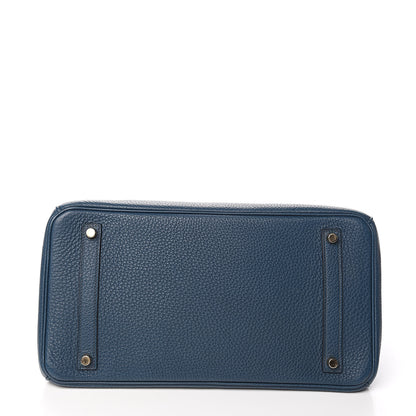 Hermes Togo Birkin 35 Bleu De Prusse 6 of 31