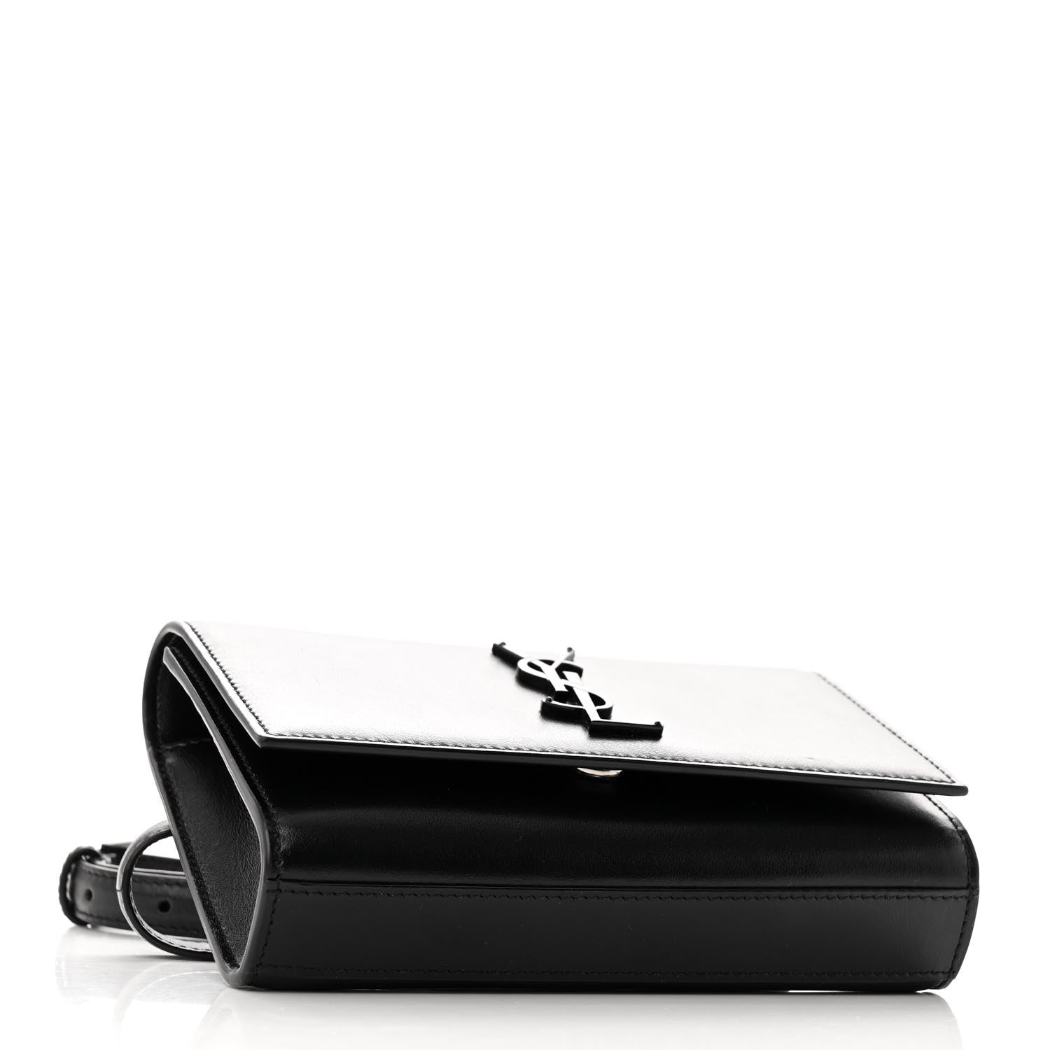 Saint Laurent Smooth Calfskin Monogram Kate Belt Bag Black 4 of 9