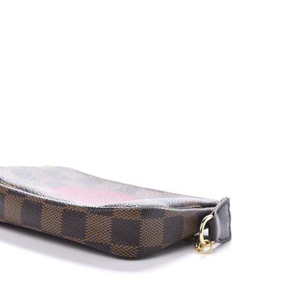 Louis Vuitton Damier Ebene Complice Trunks and Bags Mini Pochette Accessories Red 7 of 9