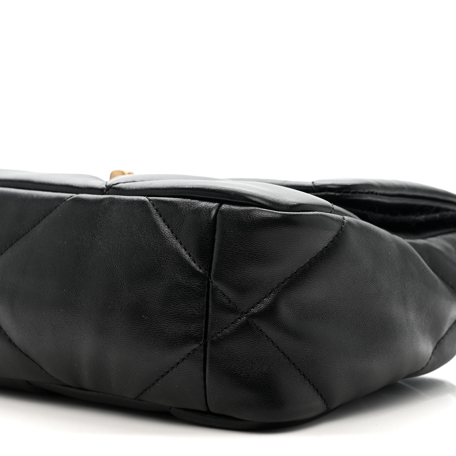 Chanel Lambskin Quilted Medium Chanel 19 Flap Black 10 of 10