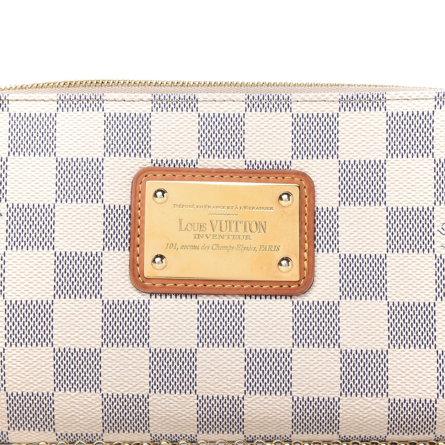 Louis Vuitton Damier Azur Eva Clutch 10 of 10