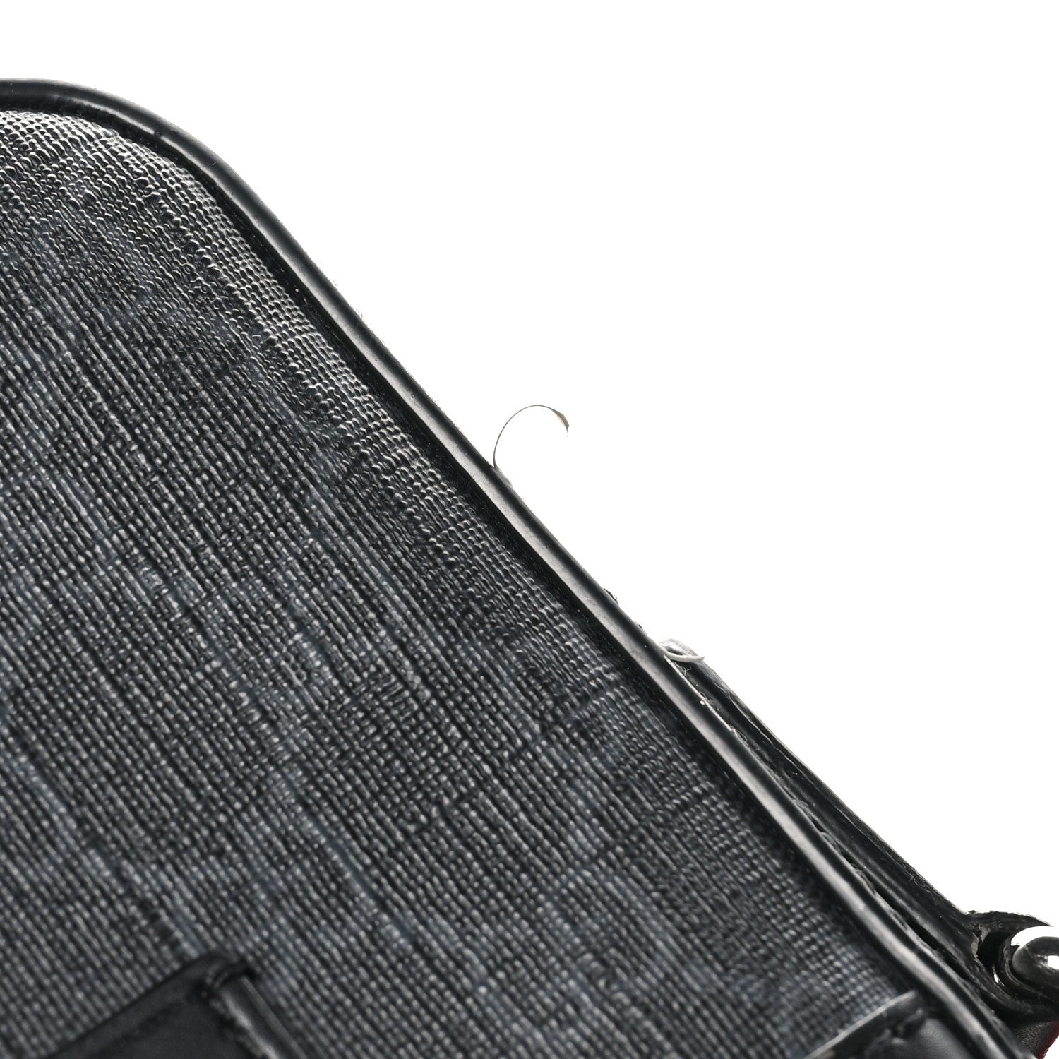 Gucci GG Supreme Monogram Appia Calfskin Web Small Camera Messenger Bag Black Grey 12 of 12