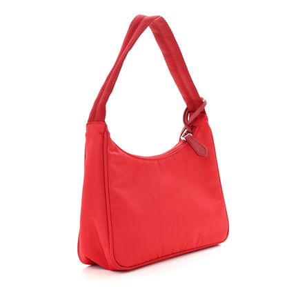 Prada Tessuto Nylon Mini Re-Edition 2000 Bag Rosso 3 of 10