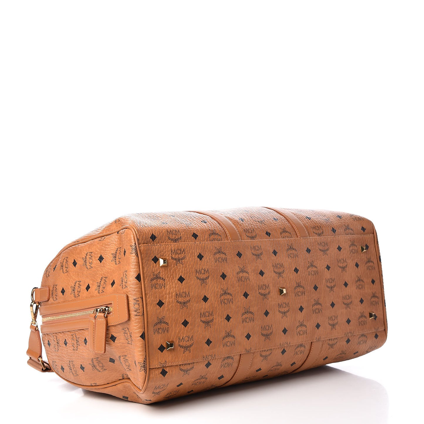 Visetos Large Traveler Weekender Bag Cognac