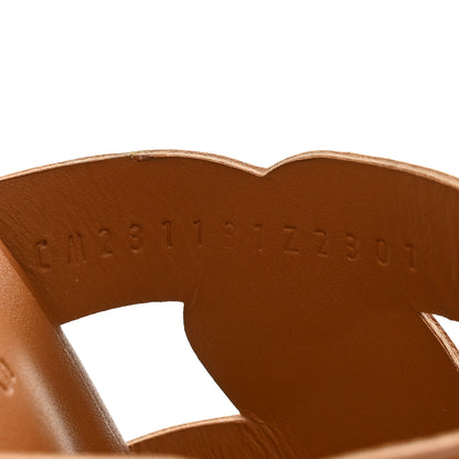 Hermes Nappa Gaby 60 Sandals 37.5 Naturel 8 of 10