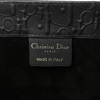 Christian Dior Oblique Calfskin Embossed Large Book Tote Black 6 of 16