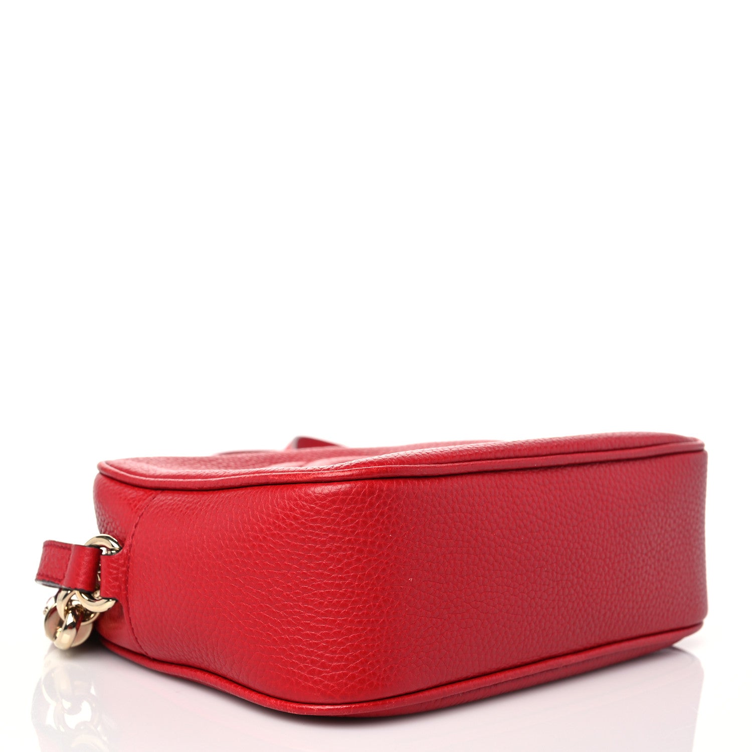 Gucci Pebbled Calfskin Small Soho Disco Bag Tabasco Red 4 of 10