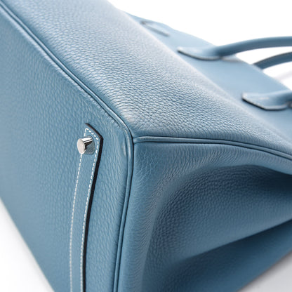 Hermes Togo Birkin 35 Blue Jean 13 of 36