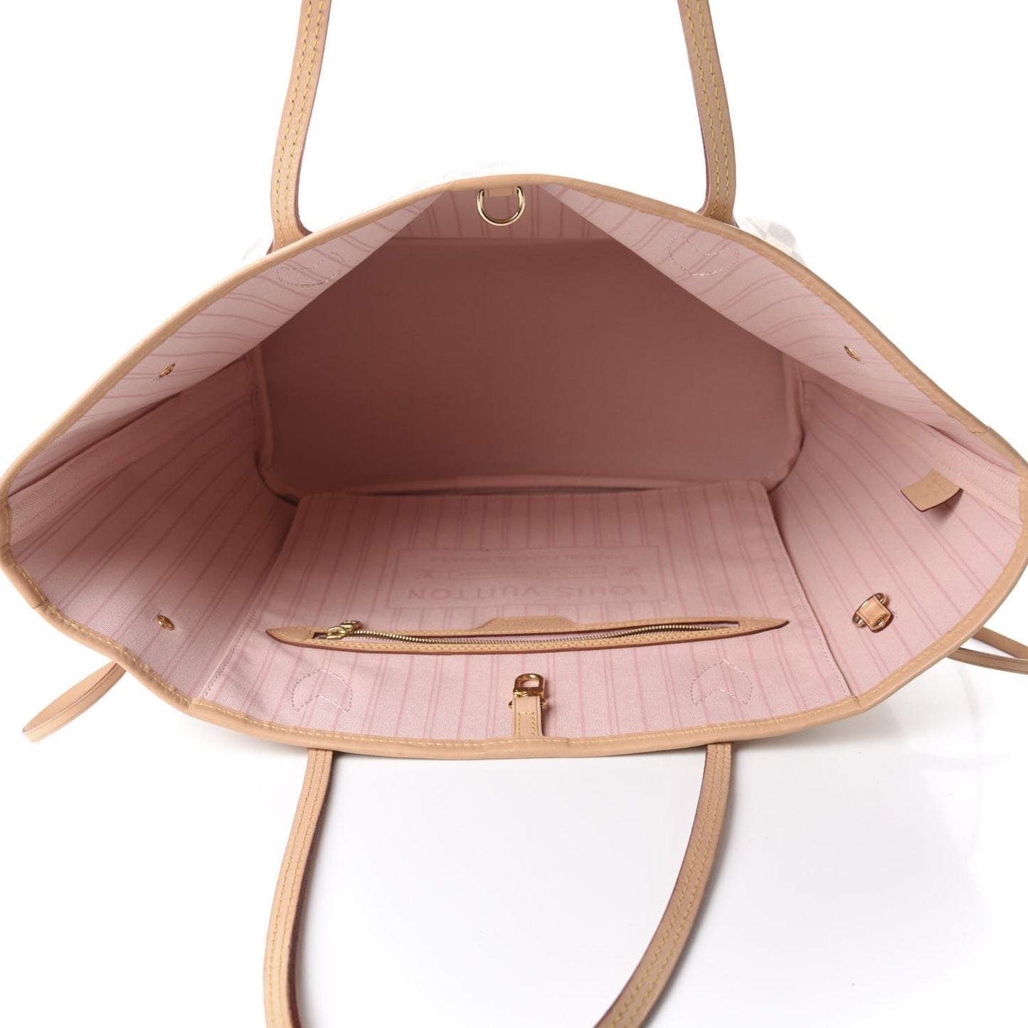 Damier Azur Neo Neverfull MM Rose Ballerine