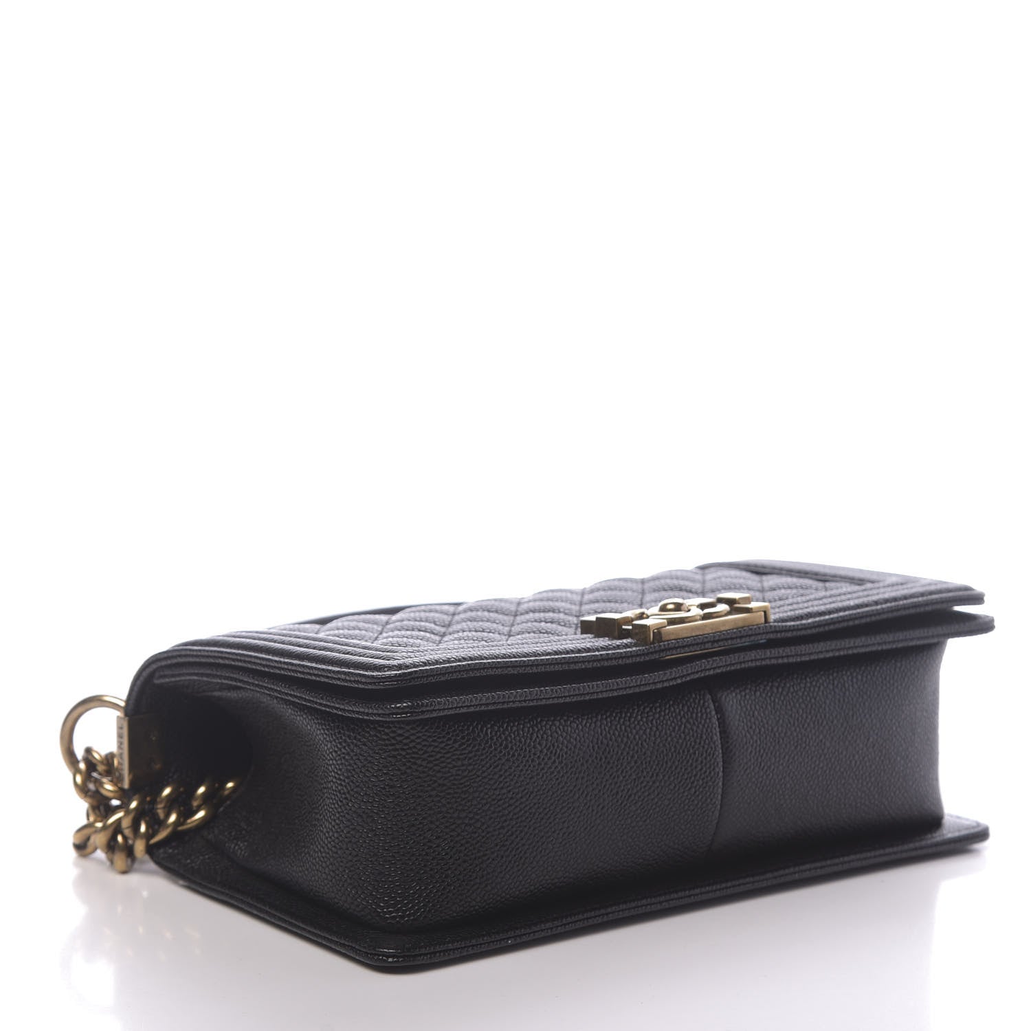 Chanel Caviar Quilted Medium Boy Flap Black 4 of 11