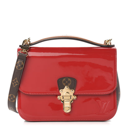 Louis Vuitton Patent Calfskin Monogram Cherrywood BB Scarlet 1 of 11