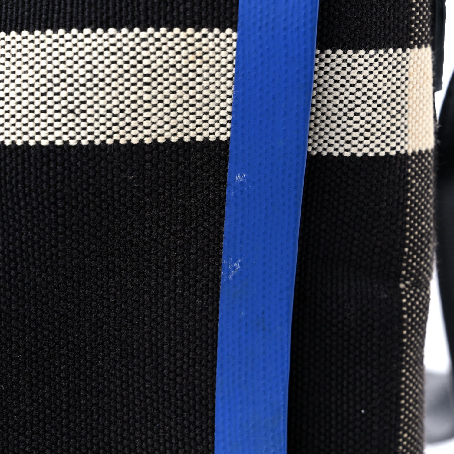 Burberry House Check Canvas Medium Burleigh Crossbody Bag Blue Black 10 of 10