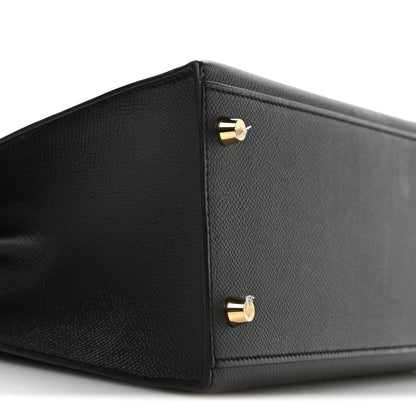 Hermes Epsom Kelly Sellier 28 Black 9 of 11