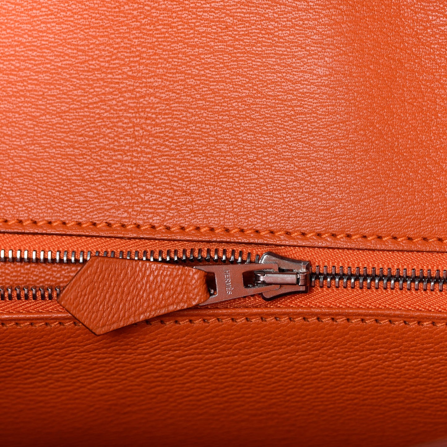 Shiny Porosus Crocodile Birkin 30 Orange
