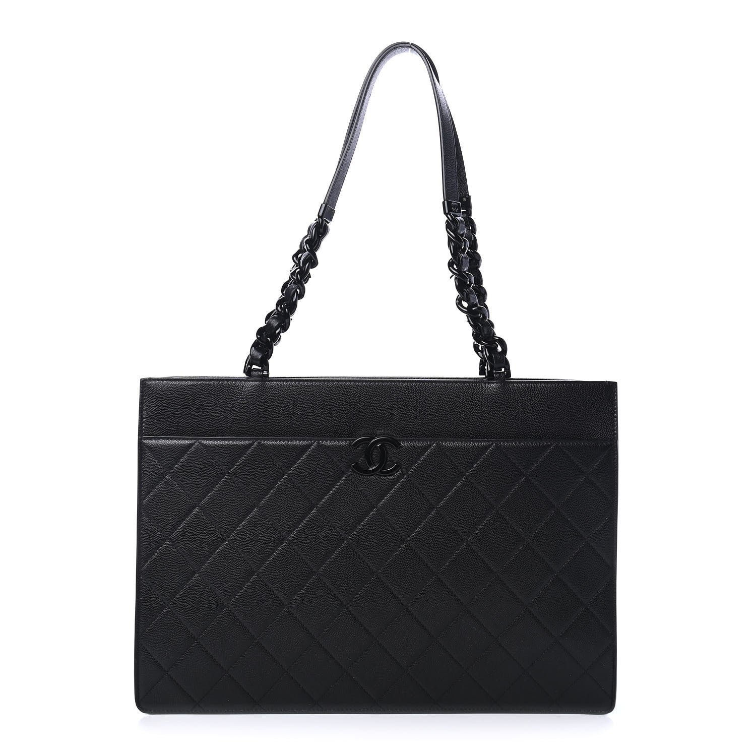 Chanel Caviar Quilted My Everything Large Shopping Tote Black 1 of 4