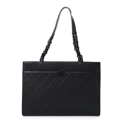 Chanel Caviar Quilted My Everything Large Shopping Tote Black 1 of 4