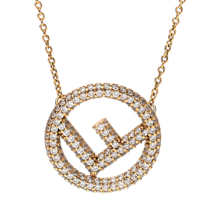 Fendi Metal Crystal F is Fendi Necklace Gold 4 of 6