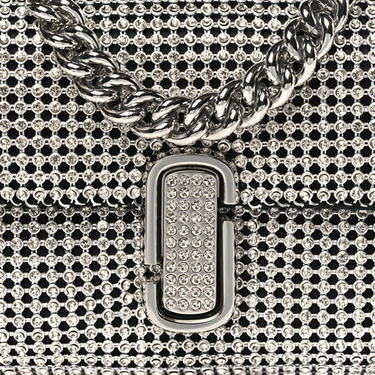 Marc Jacobs The Rhinestone J Marc Mini Shoulder Bag Silver 8 of 10