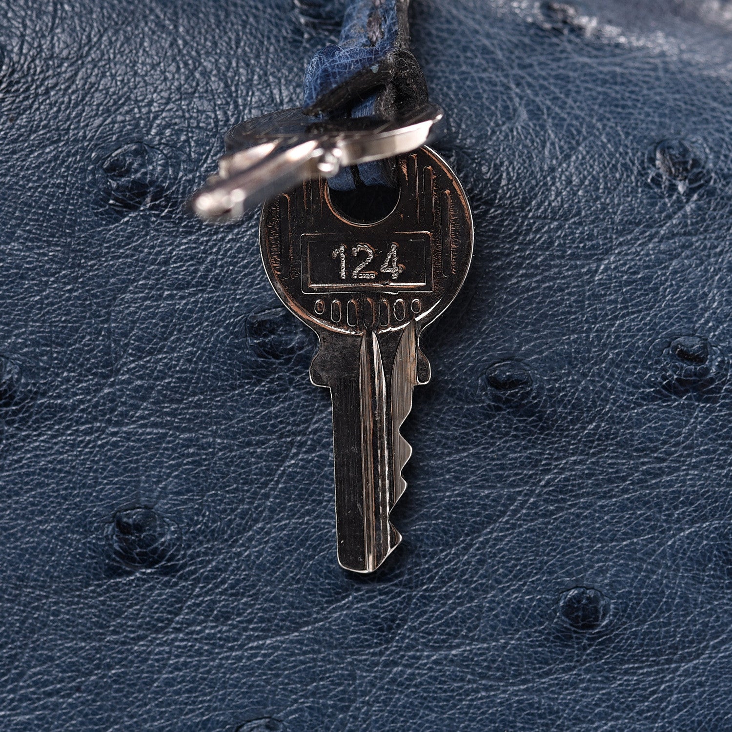 Hermes Ostrich Kelly Sellier 28 Bleu Roi 32 of 49