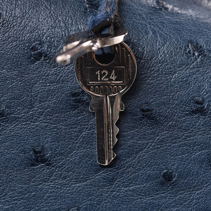 Hermes Ostrich Kelly Sellier 28 Bleu Roi 32 of 49