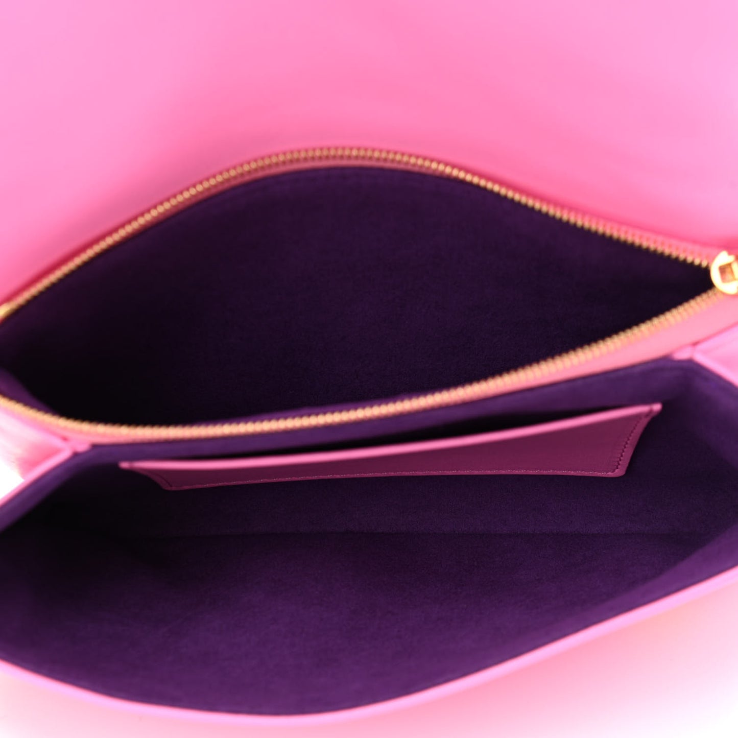 Lambskin Embossed Monogram Vuittamins Pochette Coussin Rose Violet