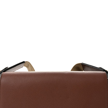 Burberry Calfskin Vintage Check Note Crossbody Bag Tan 8 of 12