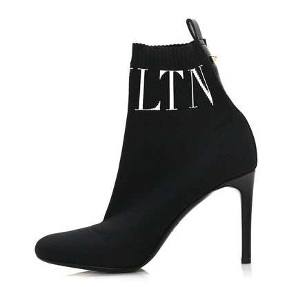 Valentino Garavani Body Tech Knit Sock Boots 36 Black 1 of 7