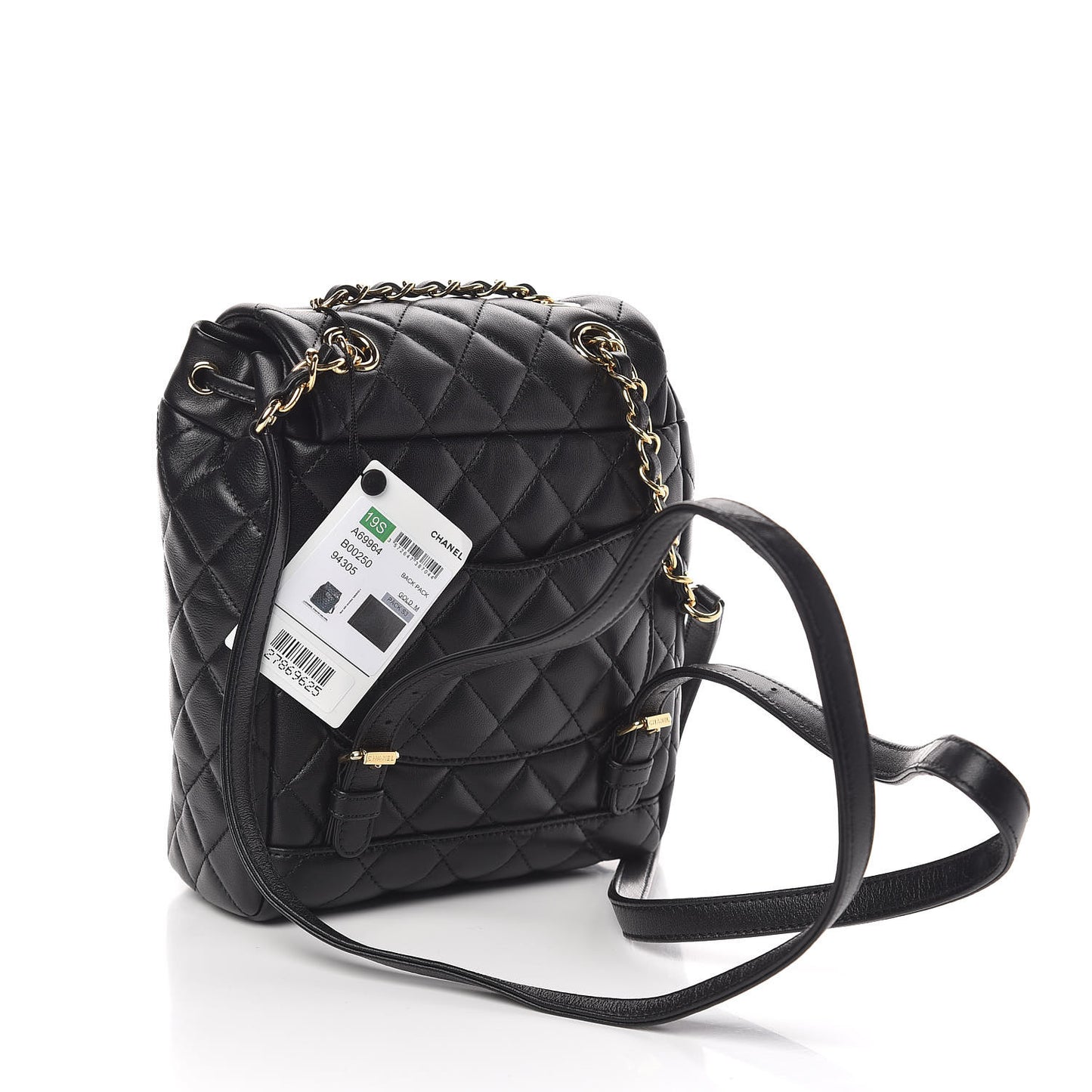 Lambskin Quilted Mini Urban Spirit Backpack Black