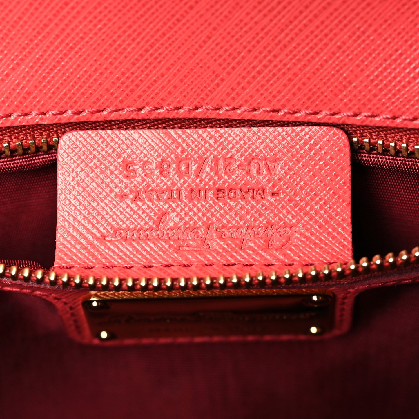 Calfskin Vara Bow Chain Flap Crossbody Orange