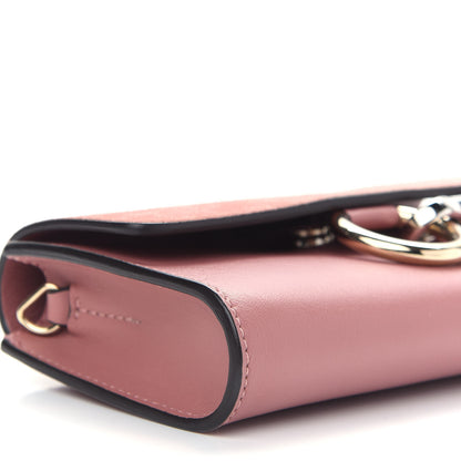 Chloe Suede Calfskin Mini Faye Shoulder Bag Washed Pink 5 of 9