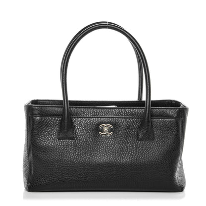 Chanel Deerskin Small Cerf Shopper Tote Black 1 of 7
