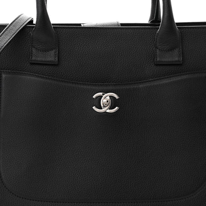 Chanel Grained Calfskin Large Neo Executive Shopper Tote Black 8 of 11