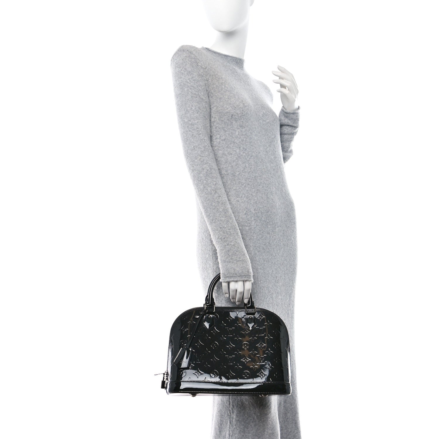 Louis Vuitton Vernis Alma PM Noir Magnetique 2 of 9