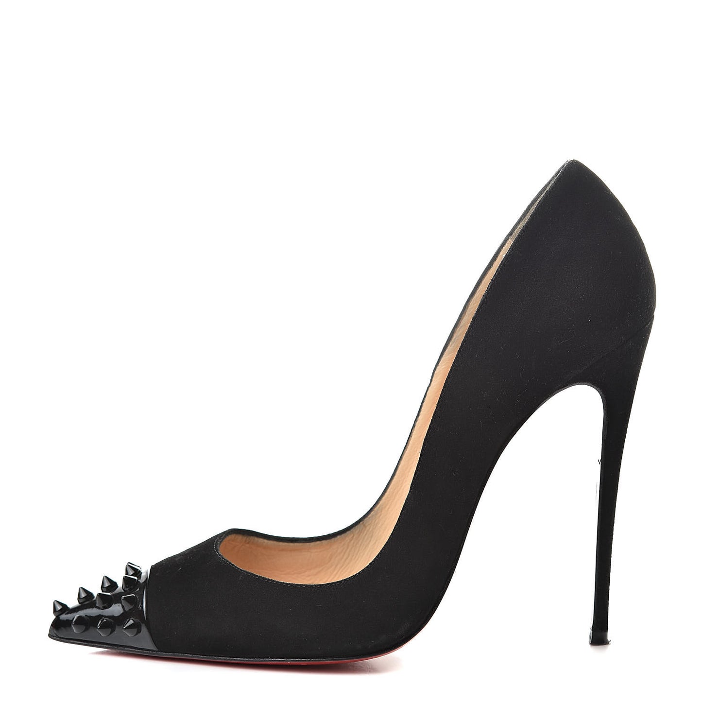 Suede Patent Geo 120 Pumps 38.5 Black