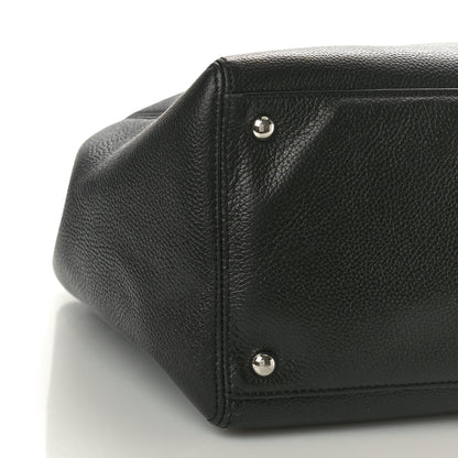 Chanel Caviar Cerf Executive Shopper Tote Black 9 of 10
