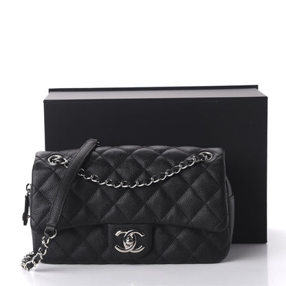 Chanel Caviar Quilted Medium Easy Flap Black 11 of 11