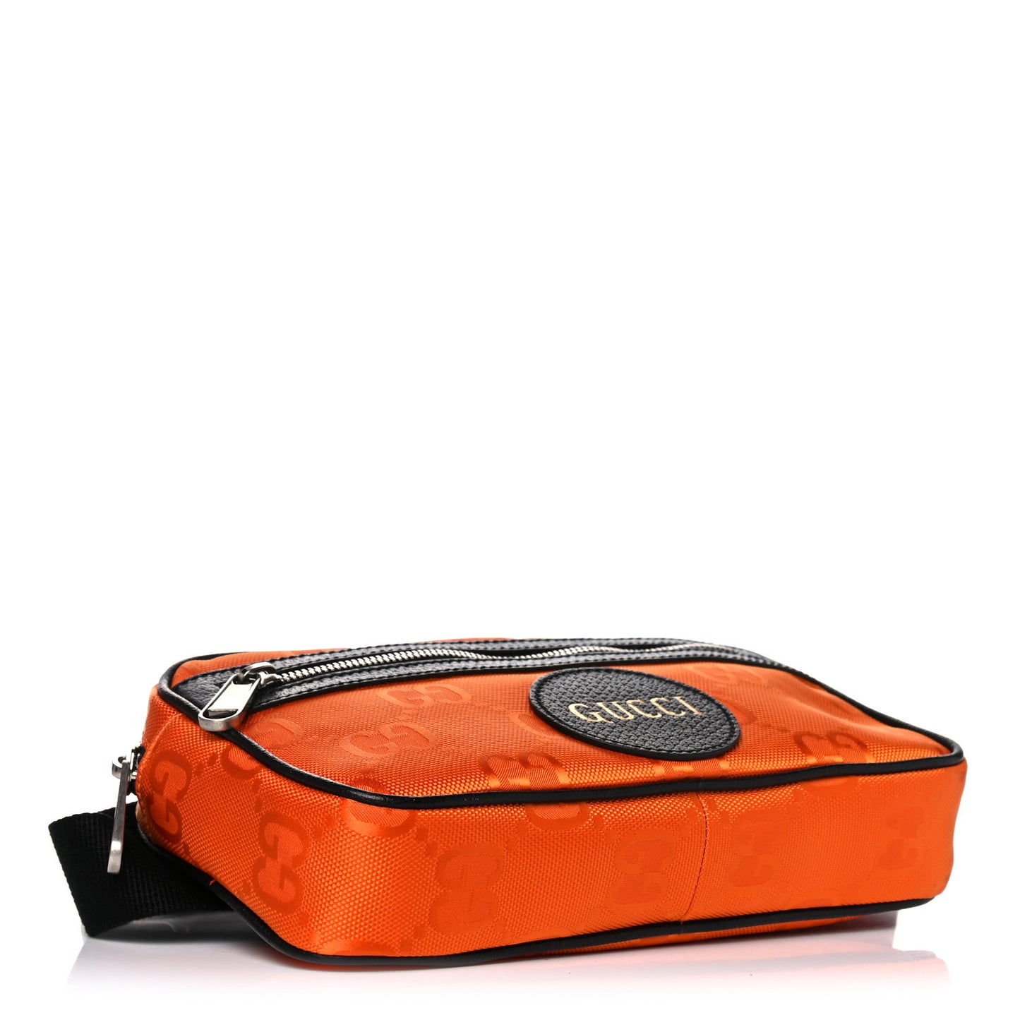 Econyl Nylon Monogram Off The Grid Belt Bag Carrot Orange Black