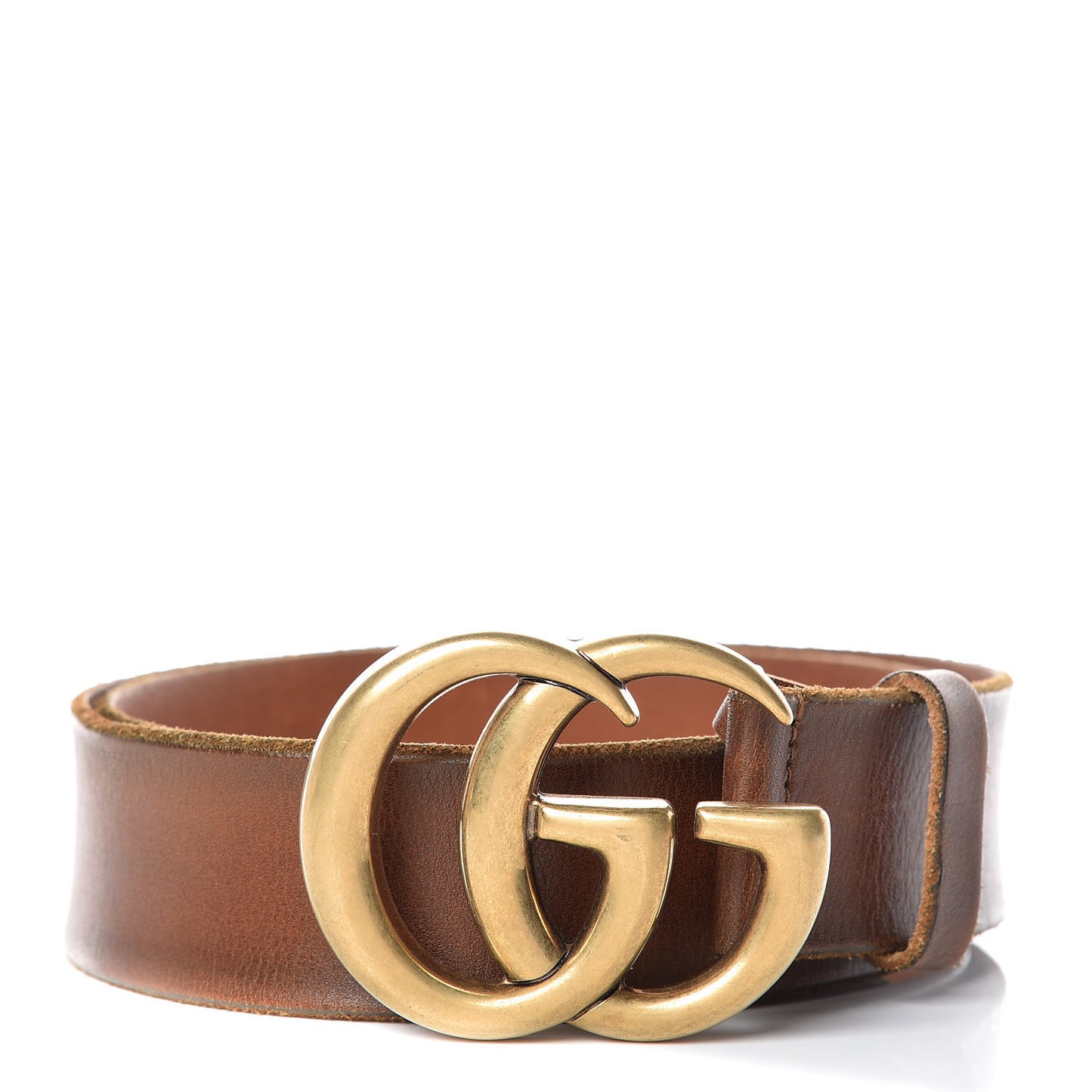 Faded Calfskin Double G 40mm Belt 80 32 Cuir
