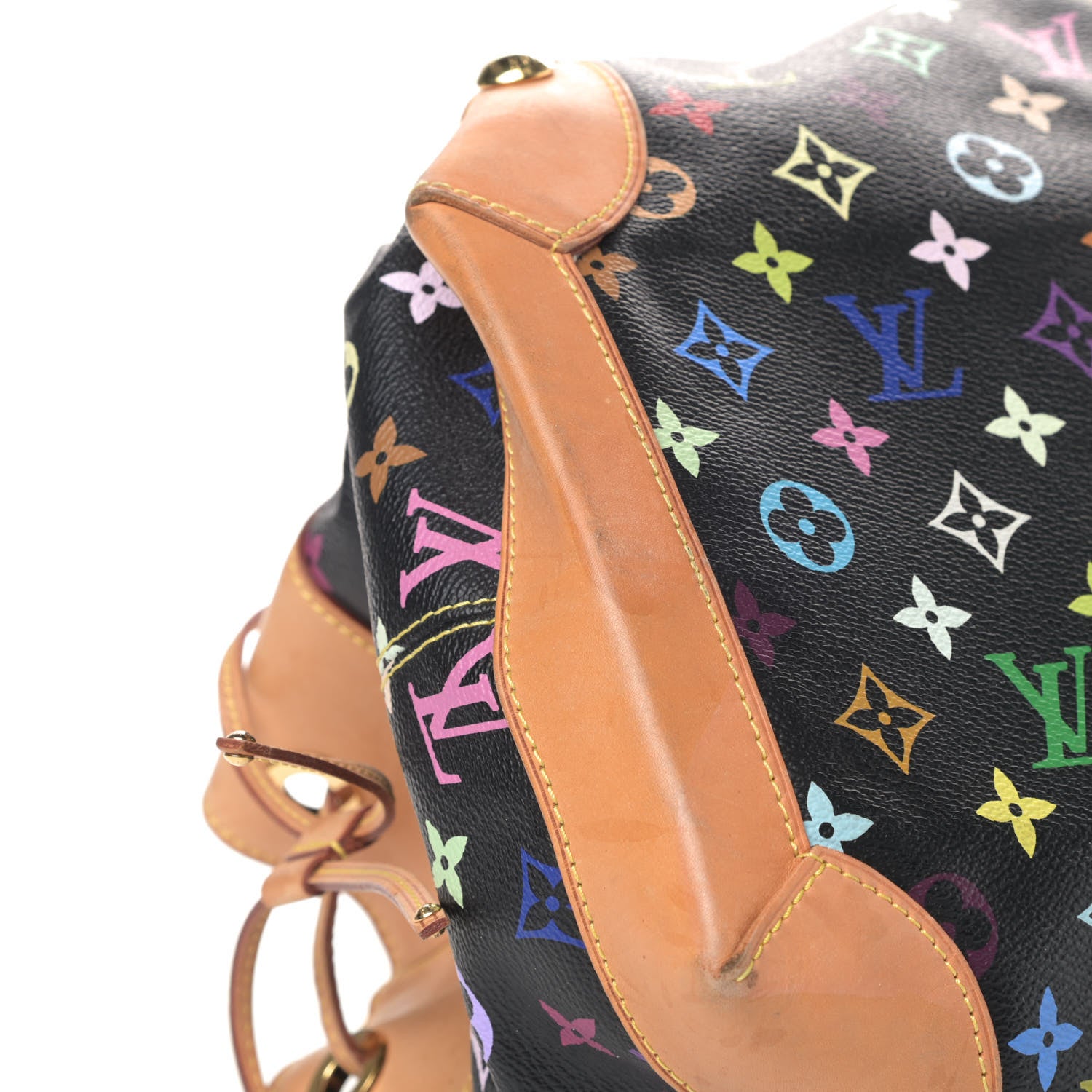 Louis Vuitton Monogram Multicolor Ursula Black 8 of 9
