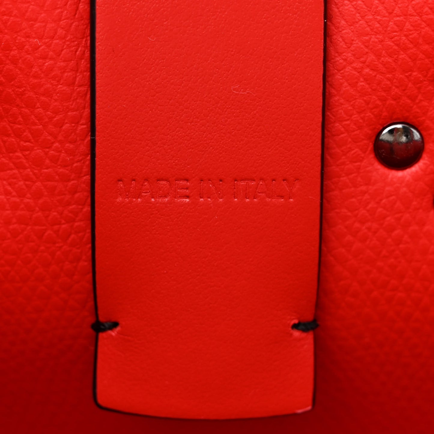 Calfskin Spikes Small East West Cabata Tote Black