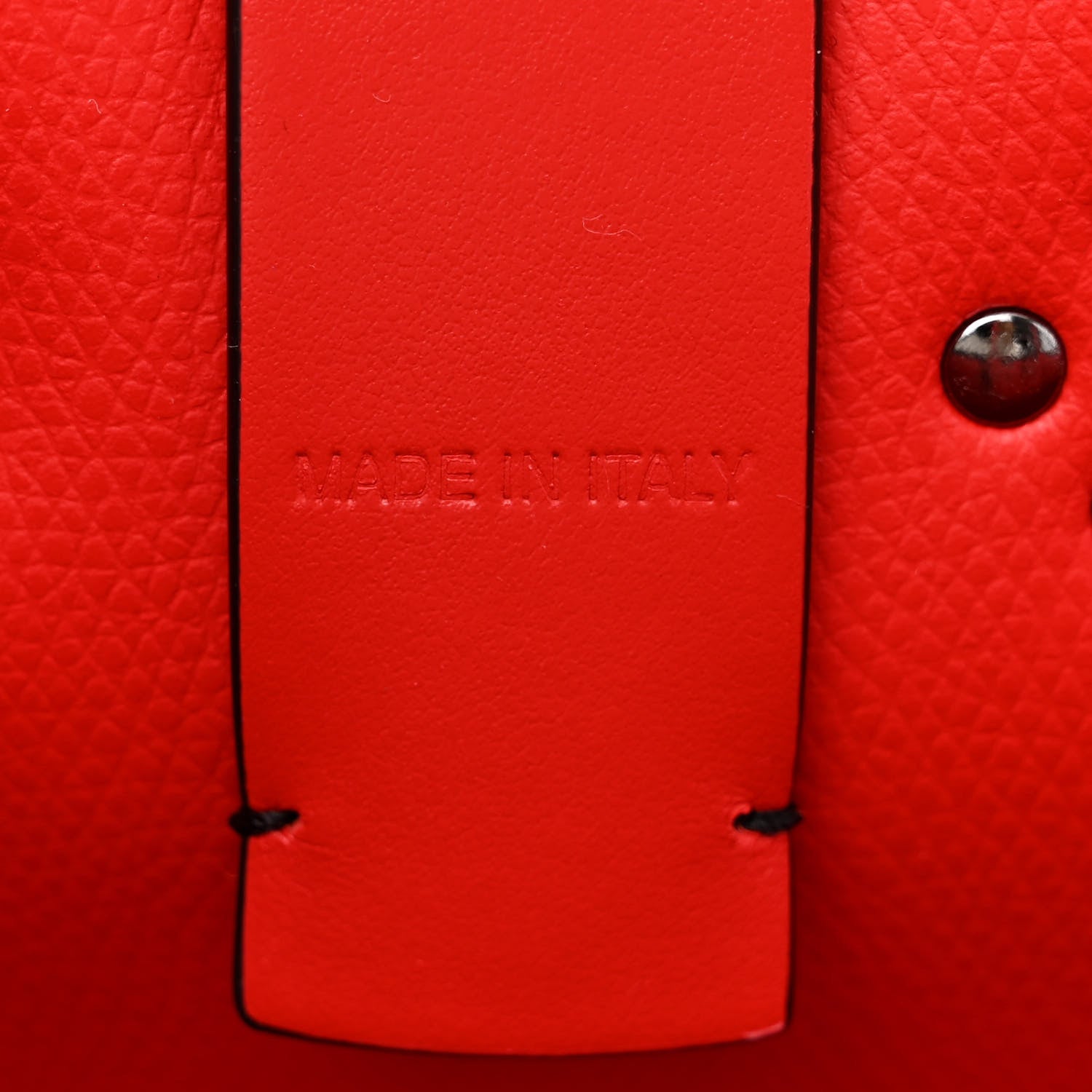 Christian Louboutin Calfskin Spikes Small East West Cabata Tote Black 9 of 12