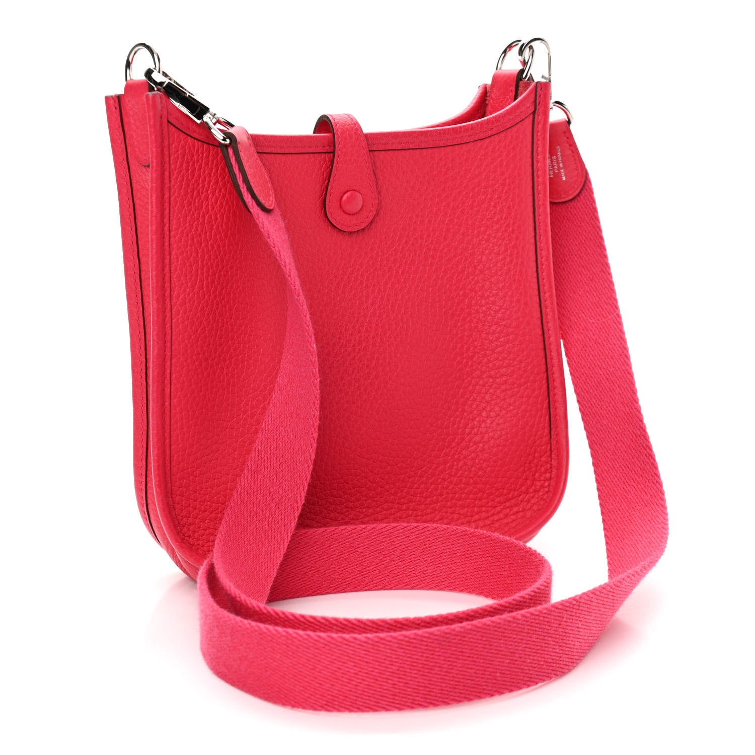 Hermes Taurillon Clemence Evelyne TPM Rose Extreme 3 of 11