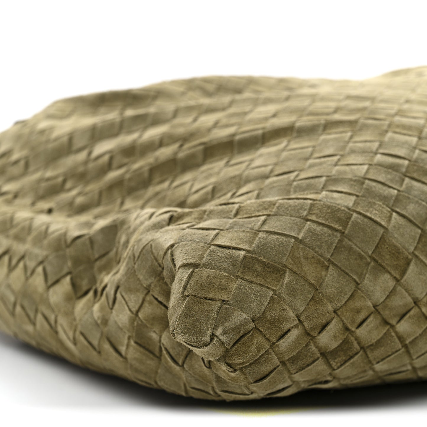 Suede Intrecciato Large Hop Mud