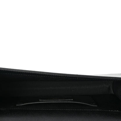 Saint Laurent Grain De Poudre Classic Monogram Kate Clutch Black 5 of 13