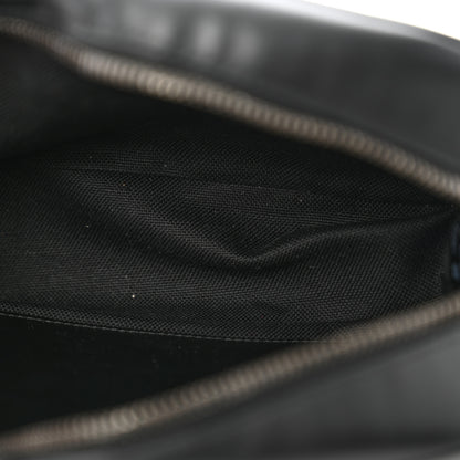 Gucci Calfskin Matelasse Monochrome Small GG Marmont Chain Shoulder Bag Black 5 of 11