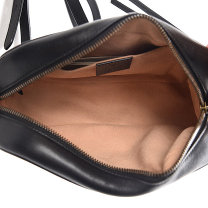 Gucci Calfskin Matelasse Small GG Marmont Chain Shoulder Bag Black 5 of 7