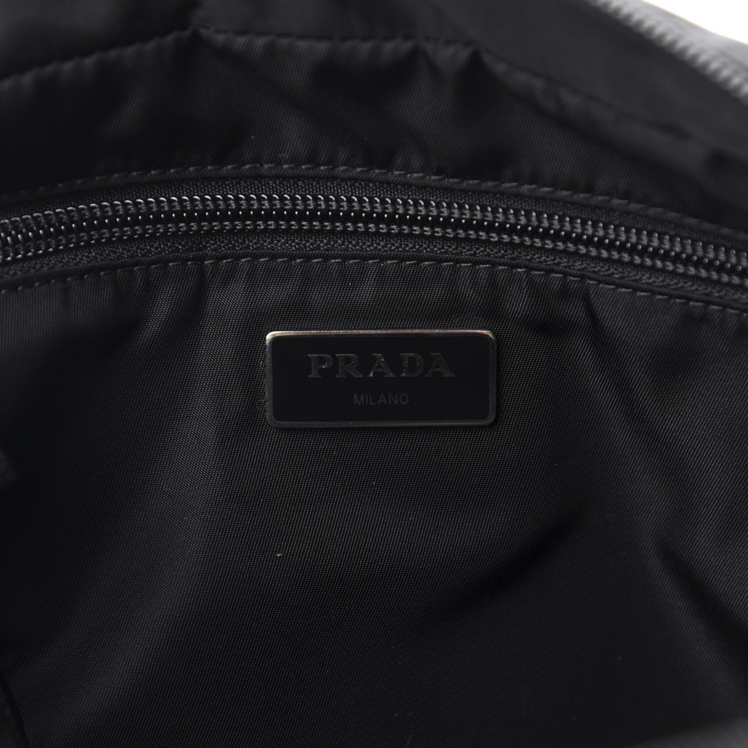 Prada Nylon Tessuto Messenger Bag Black 8 of 11